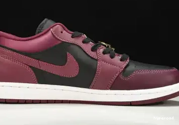 Hyperoad Dark Jordan 1 Beetroot Black Low 0630
